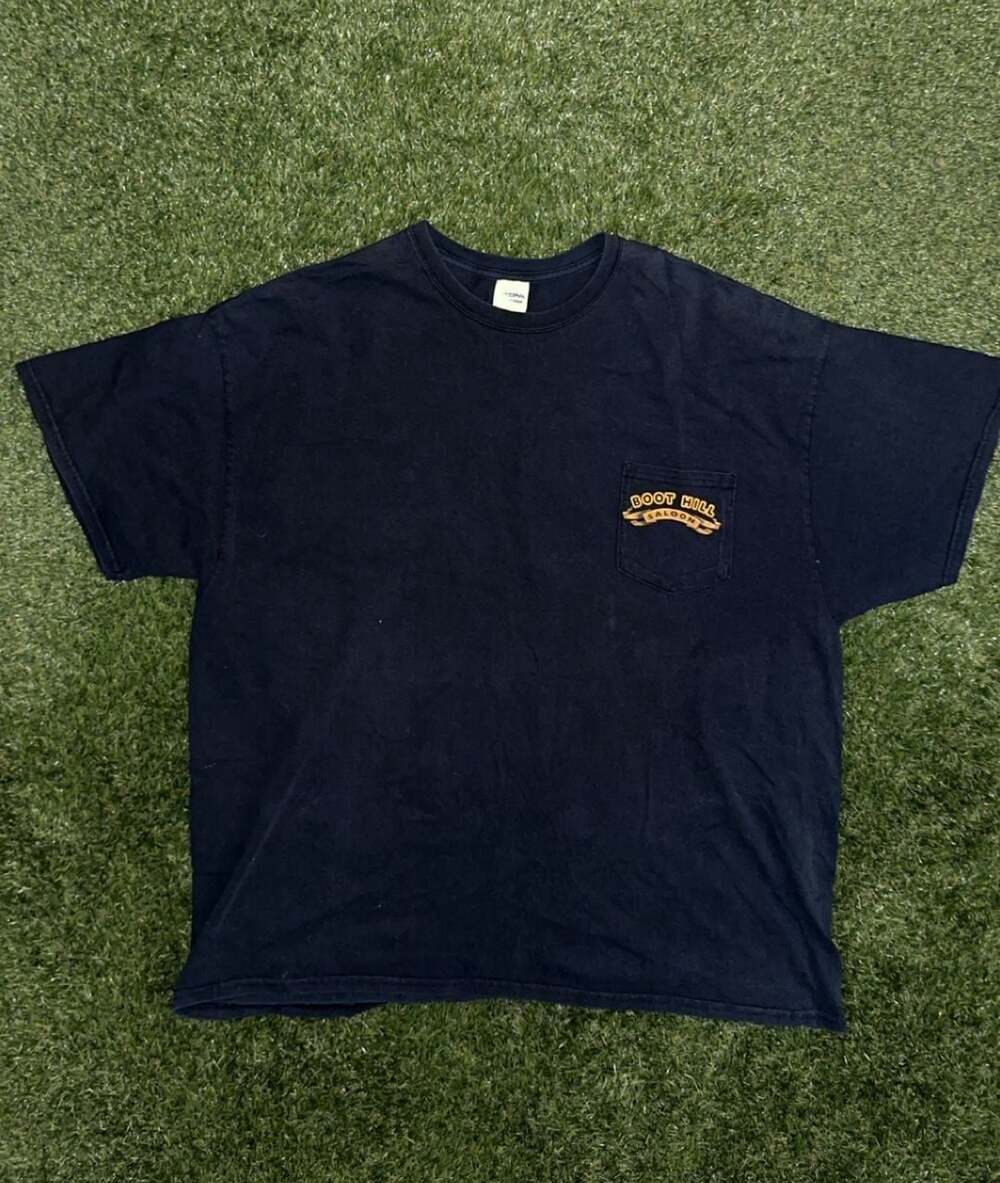 Vintage 2013 Boot Hill Saloon Daytona Beach Bike Week Pocket T-Shirt
